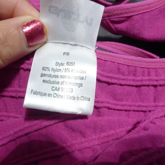 GUILTY! Dark pink stretchy form fitting midi dress - Picture 9 of 9